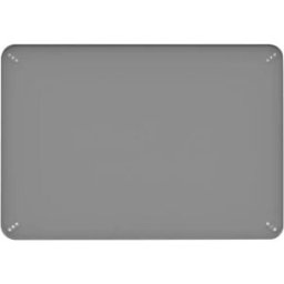 INF Tapis de dressage réutilisable en silicone pour animaux - 810x540mm Gris, étanche et antidérapant