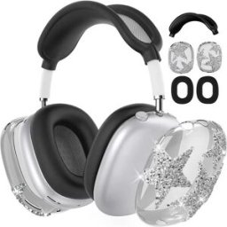 INF Étui de protection pour AirPods Max - Design Étoile Diamant Le noir