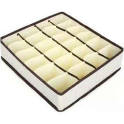 INF Lot de 2 Organisateurs de Tiroir - Boîtes de Rangement Pliables pour Sous-vêtements, Chaussettes et Vêtements