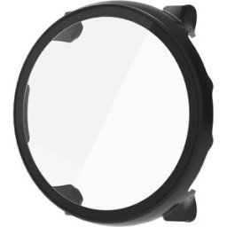 INF Boîtier de protection PC avec protecteur d'écran en verre trempé compatible avec Polar Vantage V3 Le noir
