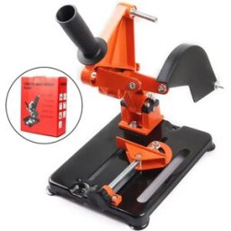 INF Support pour meuleuse d'angle de haute précision - Alliage d'aluminium orange avec base en fer forgé, coupe mains libres