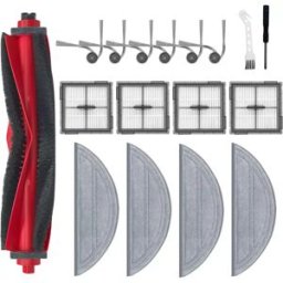 INF Kit d'accessoires pour aspirateur 17 pièces Compatible avec Roborock Q10 S5+ - Brosse Principale, Filtres, Serpillères et