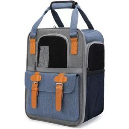 INF Sac à dos de transport pour animaux de compagnie - Confortable et pratique Bleu