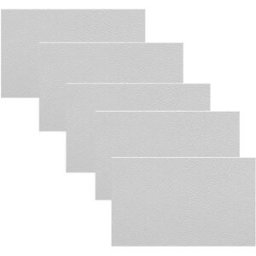 INF Patch de réparation du cuir Ruban de réparation du cuir auto-adhésif, 5 pièces Gris