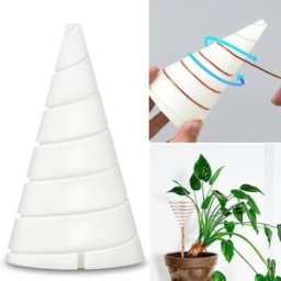 INF Kit d'antennes en fil de cuivre pour jardinage (grand et petit) avec 6 bâtons et 2,5 m de fil de cuivre