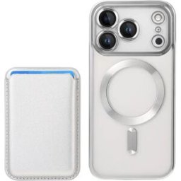 INF Ensemble de Coque Magnétique Argentée Compatible avec iPhone 17 Air - Matériau PC