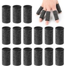 INF Manchon de doigt sous pression 15 pièces - Support de compression élastique doux pour articulations des doigts M