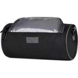 INF Sac de guidon de vélo étanche avec support de téléphone à écran tactile Le noir