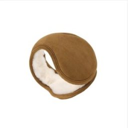 INF Cache-oreilles coupe-vent chauds pour cyclisme extérieur - Cache-oreilles en fibre de polyester café