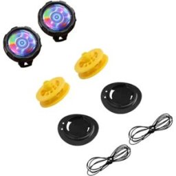 INF Système de Boucle Rotative Automatique pour Lacets 4 Pièces compatible with Sneakers et Chaussures Décontractées - Système Le noir