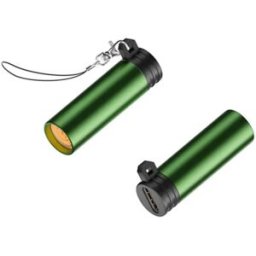 INF Briquet mini Type-C à allumage par souffle (Pack de 2) - USB-C 6.5W 5V1.3A, Alliage d'aluminium, Résistant au vent Vert