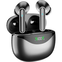 INF Écouteurs Bluetooth 5.4 sans fil DP4 Longue Autonomie Le noir