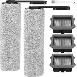 INF Kit de remplacement compatible avec Tineco Floor One S7 Pro - Brosse principale et jeu de 3 filtres pour aspirateur eau et