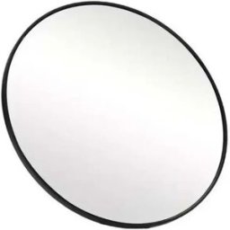 INF Miroir de Maquillage Grossissant 20x - Miroir Cosmétique Portable Noir à Ventouses