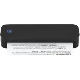 INF Imprimante thermique portable A4 D80 - Impression sans encre, Bluetooth et batterie, compatible avec iOS, Android, Windows, Le noir