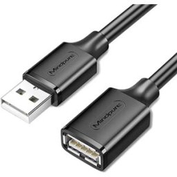 INF Câble d'extension USB 2.0 mâle vers femelle pour clavier, souris, clé USB - Noir 5 m
