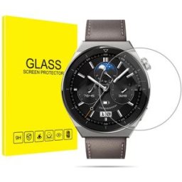 INF Lot de 2 films de protection d'écran en verre trempé pour montre connectée Montre Huawei GT3 Pro 46 mm