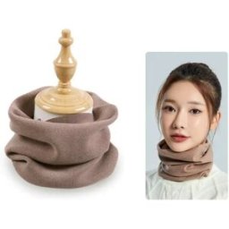 INF Cache-Cou Polaire Chaud d'Hiver - Tour de Cou Thermique Coupe-Vent pour Homme et Femme chameau