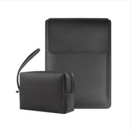 INF Housse en Cuir PU avec Support et Pochette pour Adaptateur Secteur - Compatible avec Huawei, Samsung, APPLE, Garmin 13 pouces