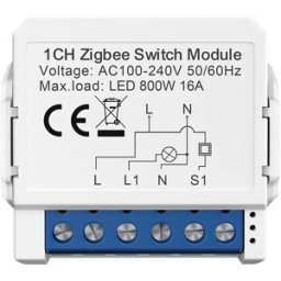INF Module d'interrupteur intelligent ZigBee - 1 Gang, neutre requis, blanc