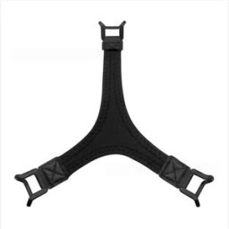 INF Sangle main triangulaire multifonction compatible avec iPad, liseuse et tablettes - Nylon haute élasticité prise à une main Le noir
