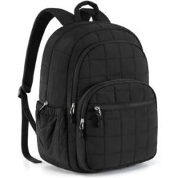 INF Sac à dos pour ordinateur portable de grande capacité Le noir
