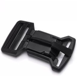 INF Boucle de ceinture fonctionnelle tactique 01 noire, diamètre intérieur 3,8 cm