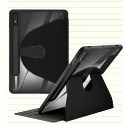 INF Étui rotatif à 360° en cuir PU noir compatible avec OPPO Pad Air 10.3 (2022) - Réveil/Veille automatique 10