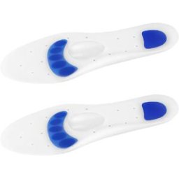 INF Semelles en silicone pour soulager les douleurs aux pieds - Inserts de chaussures respirants avec soutien de la voûte
