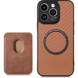 INF Coque de téléphone magnétique avec support pour carte de crédit MagSafe iPhone 14 Pro Max