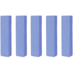 INF Lot de 5 pierres ponces pour les pieds - Élimine callosités et peaux mortes Bleu