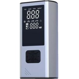 INF Démarreur de Voiture 22-en-1 avec Compresseur d'Air - Alimentation d'Urgence Portable & Gonfleur de Pneus Argent