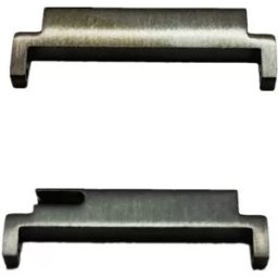 INF Adaptateurs universels noirs pour bracelet de montre, connecteur de 20 mm à 22 mm