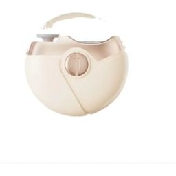 INF Coupe-ongles et Ponceuse Électrique 3-en-1: Coupe-ongles Automatique Sûr avec Lumière LED Beige