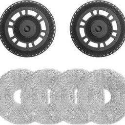 INF Kit de remplacement pour aspirateur robot : 2 supports de serpillière et 4 lingettes compatibles avec Dreame L10s Pro Ultra