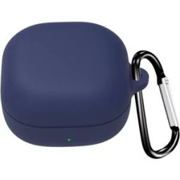 INF Étui de protection en silicone compatible avec les écouteurs Bluetooth Samsung Buds Core - Antichoc et anti-poussière Bleu foncé