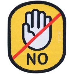 INF Patch d'avertissement social pour laisse d'animal - Indicateur "Ne pas toucher" pour laisses de chien