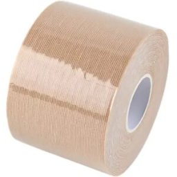 INF Bande adhésive élastique non tissée pour lifting mammaire - Soutien invisible et effet galbé, 1 rouleau Beige