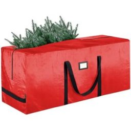 INF Sac de rangement pour sapin de Noël - PE, options multicolores, protège de la poussière Rouge Moyen