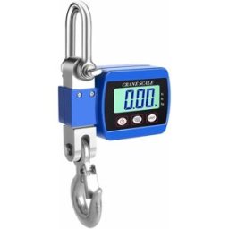 INF Balance de Grue Numérique 500 kg - Pèse-Suspente Portable Robuste avec Écran LCD Bleu