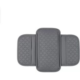 INF Coussin d'Accoudoir Universel pour Voiture - Console Rehaussée avec Rangement Gris