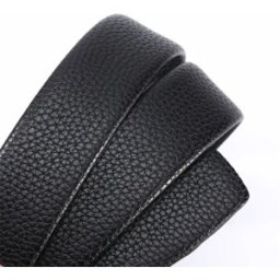 INF Ceinture en Cuir Noir et Argent avec Boucle Automatique - Élégance et Confort Modèle 9