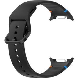 INF Bracelet en silicone pour Samsung Galaxy Watch 8 Le noir