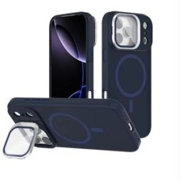 INF Coque Magnétique avec Support Compatible avec iPhone 17 Air, Housse en Silicone TPU Antichoc avec Cadre en Silicone Liquide