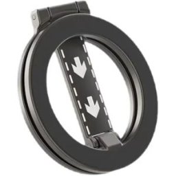 INF Anneau MagSafe magnétique double face et support pliable - compatible avec iPhone 12 et versions ultérieures Le noir