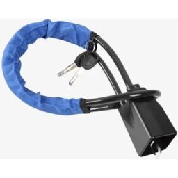 INF Antivol de Volant de Voiture Robuste avec Câble en Acier et Boucle de Ceinture de Sécurité - Sécurité Universelle Bleu