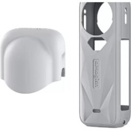 INF Étui de protection en silicone pour Insta360 X5 : Protection optimale de votre caméra d'action Gris