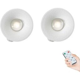INF Pack de 2 Lampes LED Dimmables Tri-couleur à Capteur de Mouvement avec Télécommande - Rechargeable USB-C