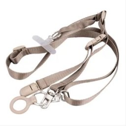 INF Sangle portable réglable avec bande élastique en silicone - Kaki
