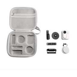 INF Housse de transport pour mini-caméra compatible avec Insta360 GO3 et GO3S – Étui de voyage en EVA et toile, intérieur